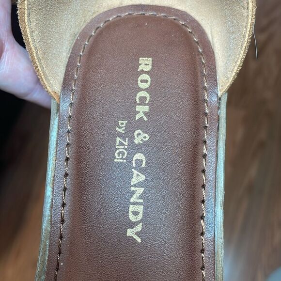 Rock & Candy by Zigi Tassled Casual Sandals, Cheetah, Flowers, 7 - Picture 5 of 7